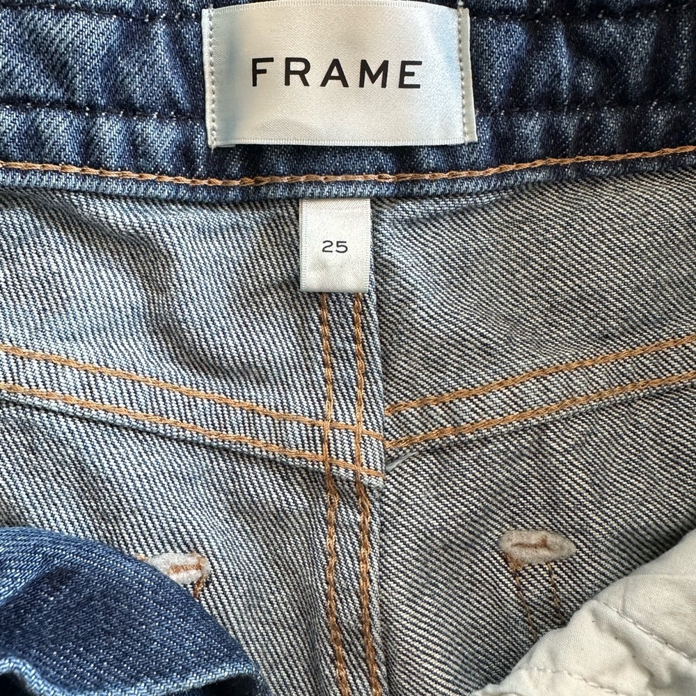 Frame Denim Braided Waistband Short - Picture 4 of 7